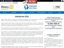 Tablet Screenshot of espoir-en-tete.org